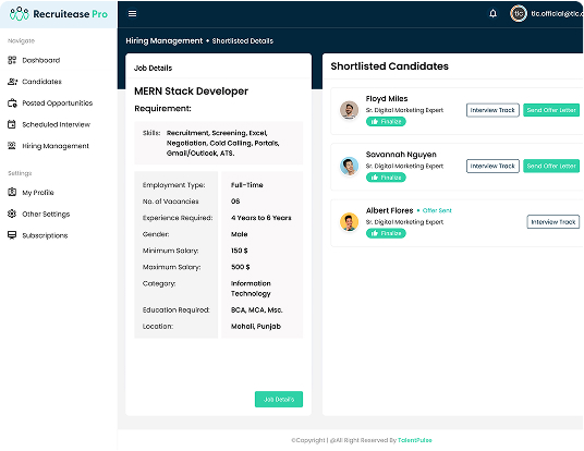 RecruitEase Pro screenshot 2