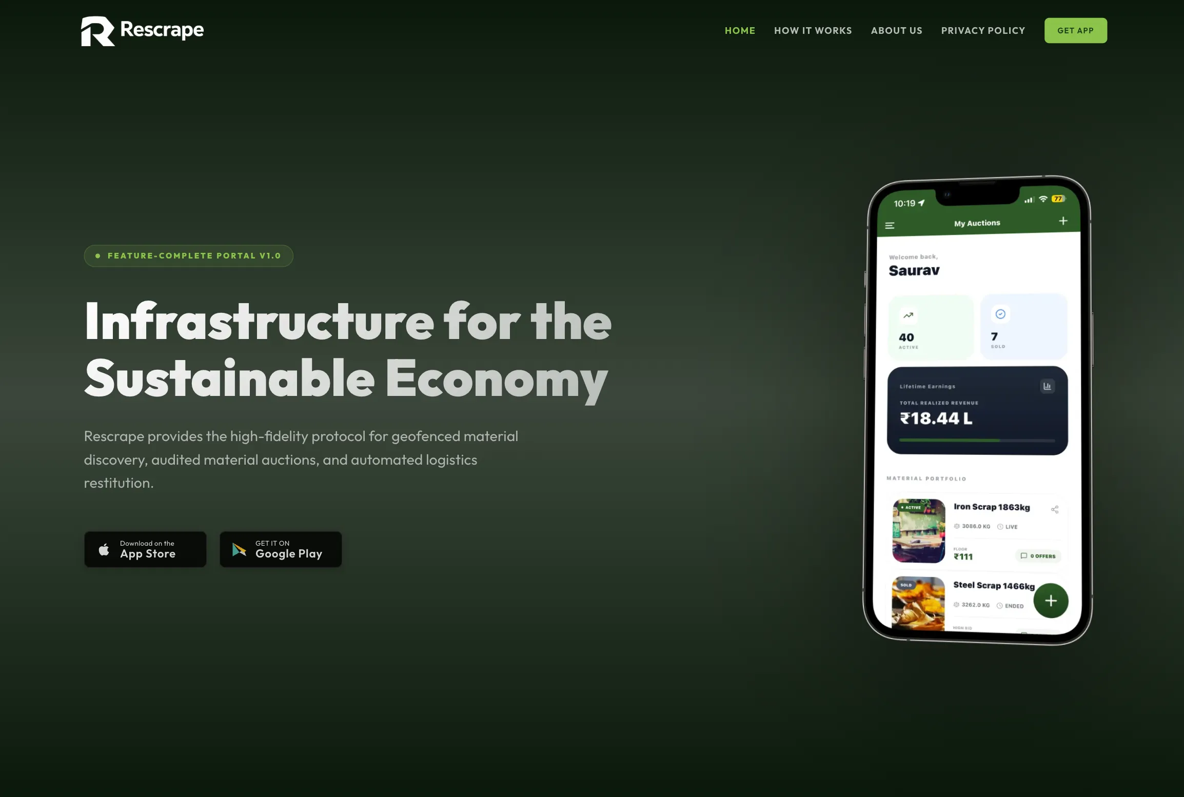 Rescrape Marketplace screenshot